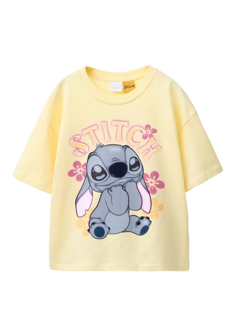 Zara Lilo & Stitch Disney Print Short Sleeve T-Shirt Girls 8-9 Years